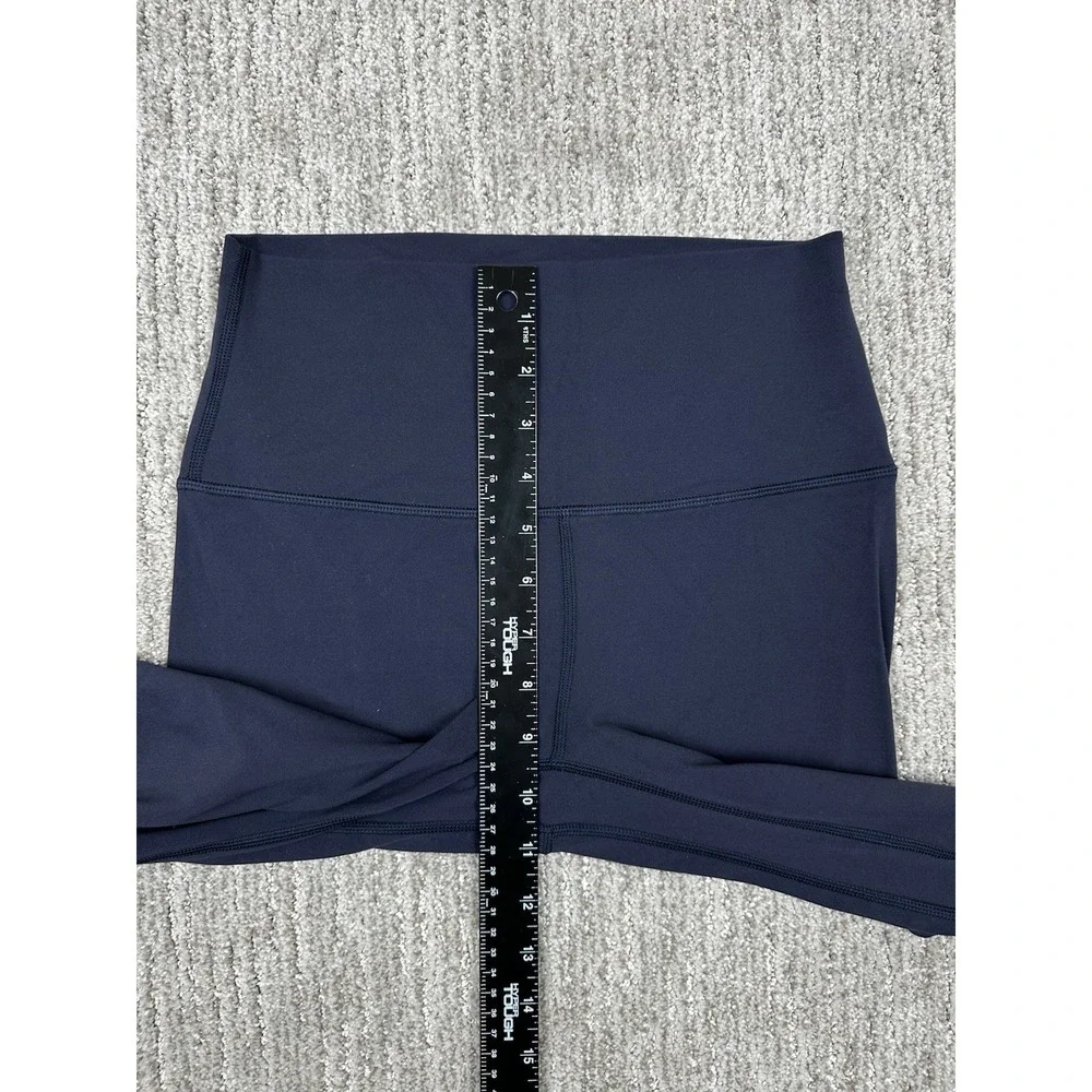 Lululemon Wunder Under Leggings Size 6 Navy Blue High Rise Yoga Pants